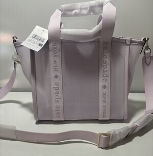 Kate Spade Small Mesh Kip Tote Crossbody Bag Purse Pale Amethyst NWT SOLD OUT